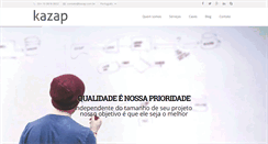 Desktop Screenshot of kazap.com.br